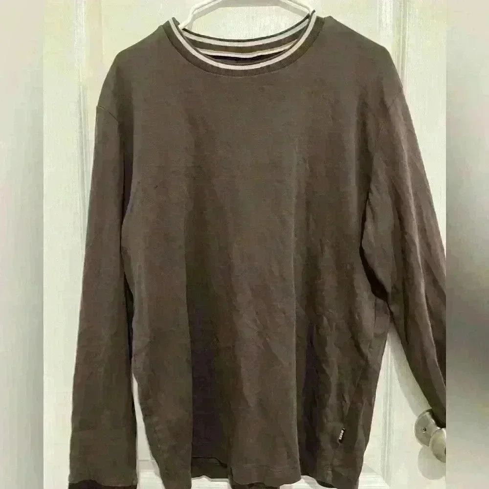 Mens Hugo Boss Pullover brown XL long sleeve